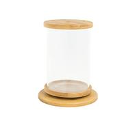 Bocal à poissons transparent pour aquarium, Aquarium de bureau rotatif créatif en verre transparent for petits poissons ornementaux Betta Fish Tank Bureau Ménage Écologique Bouteille Aquarium Réservoi