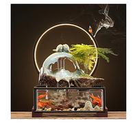 Bocal à Poissons Transparent pour Aquarium, Boule de Transfert d'objets en Circulation d'eau, Porte-Bonheur, Salon, Bureau, Aquarium, Bijoux, fontaines de Bureau
