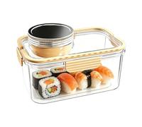 Bocal à salade portable - Boîte à déjeuner étanche et hermétique avec boîte d'assaisonnement, rangement des aliments frais | PP, 20,6 x 11,9 x 13,5 cm, végétariens, femmes, hommes, étudiants
