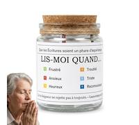Bocal à Versets Bibliques en Français pour Couples - Cadeau Chrétien de 90 Versets avec 6 Émotions - Pot de Prière 8.5x11cm Idéal pour Mariage, Anniversaire et Fêtes