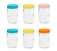 Bocal à vis Colors de 1 L (lot de 6) Le Parfait