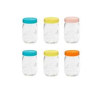 Bocal à vis Colors de 1 L (lot de 6) Le Parfait