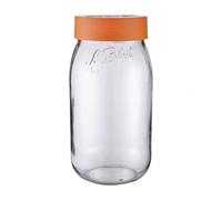 Conservation des aliments Le Parfait Bocal à vis 2 l orange - - Transparent - Verre