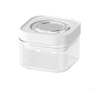 Bocal alimentaire de 2300 ml avec minuteur à couvercle à pression et boîte de séchage amovible pour le stockage à long terme des produits secs et l'organisation de la cuisine (450 ml)