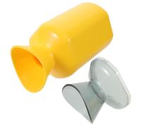 Bocal Anti-cri 1 Set en Plastique, Forme Jar Ergonomique, Jaune | Bruit, Prise en Main Facile, Usage Maison et Espace Partagé, pour Adultes