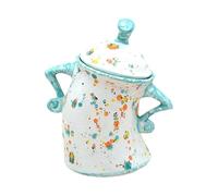 Bocal avec attitude - Boîte avec attitude - Bocaux de conservation pour thé, café et sucre, design mains sur les hanches - Jolie boîte pour biscuits, bonbons, café, thé, sucre