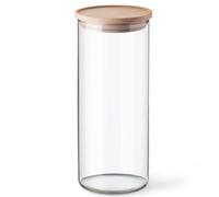 Bocal avec couvercle en bois, contenance 1,4L, dimensions 96/233 mm - verre borosilicate - très haute résistance 5142/LW SIMAX