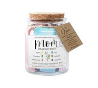 Bocal avec messages avec des dictons d'amour dans un code couleur Encouragement émotionnel pour maman Souvenir dans un coffret cadeau Cadeau personnel pour la fête des mères