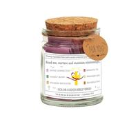 Bocal avec verset de la Bible - Cartes de prière - Versets bibliques colorés dans un bocal - Cartes de prière pour émotions et sentiments