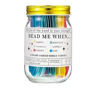 Bocal avec verset de la Bible, ensemble d'inspiration des écritures, papier, cartes en pot avec versets de la Bible, ensemble de cartes d'écriture chrétienne, compagnon d'inspiration quotidienne, pour