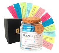 Bocal avec versets de la Bible « Read Me When Bible Verses », 90 versets bibliques à code couleur dans un pot, pot de prière avec écritures pour femmes, cadeaux chrétiens pour femmes, cadeaux