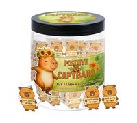 Bocal Capybara positif | Bocal attentionné, cartes Capybara Affirmations positives, pour parents, voisins, couples, maison, vacances, Noël, anniversaire