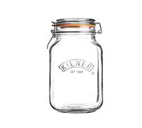 Kilner Bocal carré avec armature métal - 1,5 litre
