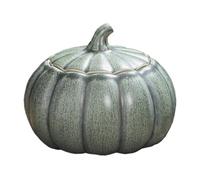 Bocal citrouille en porcelaine avec couvercle hermétique