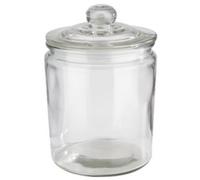 APS Germany - Bocal de conservation Classic - 0,9 L - Transparent, couvercle en verre avec joint