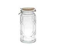 Cook Concept – Bocal de conservation KA5507 – Transparent – Couvercle bambou – 2,7 L