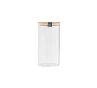 Bocal de Conservation BAMPA 1,6L en Verre Couvercle Bambou Transparent
