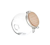 Bocal de conservation - cook concept - éco-responsable - transparent - marron