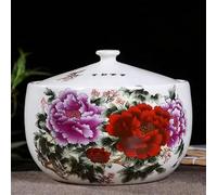 Bocal De Conservation en Céramique, Bocal de Conservation for Plan de Travail de Cuisine, Hermétique, Étanche À L'humidité et Résistant À La Chaleur(Style H,Capacity 2.5kg/5.5lb)