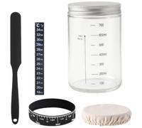 Bocal de démarrage 700 ml, kit de fermentation, besoins de cuisson