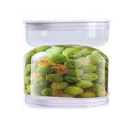 Bocal De Fermentation | 400 ml Bocal de Fermentation avec Minuterie et Couvercle,Boîte de Stockage Alimentaire avec Passoire | Pour Salade Yaourt Confiture Beurre Bonbons Et Préparation Repas
