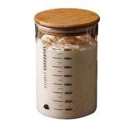 Bocal de fermentation en verre pratique à large ouverture avec accessoires