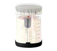 Bocal De Levain - Avec Un Couvercle En Verre Grande Capacité Et Large Ouverture,Kit de Démarrage pour Levain pour les Débutants | pour restaurant maison dortoir magasin cuisine et salle à manger
