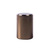 Bocal de rangement portable en aluminium étanche aux odeurs pour pilules, herbes aromatiques (café)