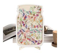 Bocal de récompense - Bois 24 x 15 x 0,9 cm | Bocal de récompense pour avec aimant - Bocaux de récompense pour salle de classe - Outil d'entraînement pour un bon comportement