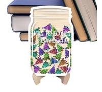 Bocal de récompense de Noël pour - Bocal de récompense en bois avec jetons étoiles | Système d'incitation pour salle de classe, bon comportement, suivi des habitudes positives pour