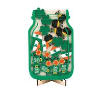 Bocal de récompense en bois, récipient trèfle, pot de gestion de salle de classe avec construction robuste, design amusant, outil pédagogique, récompense pour l'apprentissage du comportement