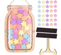 Bocal De Récompense Étoile pour Enfant, Récompense pour Motiver un bon Comportement, Système De Récompense avec Étoiles pour Apprentissage de la Propreté pour Tâches