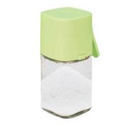 Bocal distributeur d'assaisonnements - Bocal en verre pour condiments de cuisine quantitatif - Transport pratique pour la maison Conteneur d'assaisonnement pour camping Barbecue Shaker à sucre