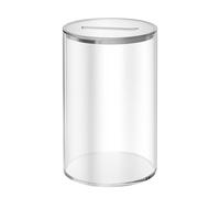 Bocal en acrylique pour économiser de l'argent | Boîte d'épargne en acrylique transparente qui peut être ouverte | Boîte d'épargne pour adultes et