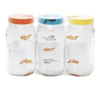 Bocal en plastique LE PARFAIT - 3L - Ø100mm x3 - Blanc