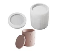 Bocal en silicone pour moulage de résine, outil de démoulage rond sans couture pour bijoux en silicone