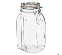 - Bocal en Verre Gradué Jarro 2L Transparent