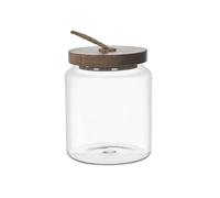 Bocal en Verre avec Couvercle Acacia H10cm / 55 ORAN -