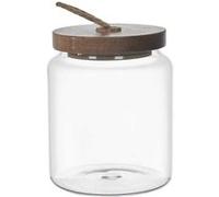 Bocal en Verre avec Couvercle Acacia H10cm / 55 cl - DORAN - ALTOBUY Transparent