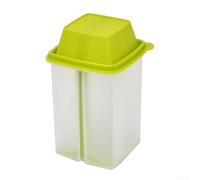 Bocal en verre avec insert tamis 1 l - Bocal de conservation sans BPA pour cornichons et légumes - Bocal de rangement hermétique pour fermentation et conservation Vert