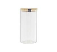 Cook Concept – Bocal haut en verre 1,2 L – Couvercle joint silicone, transparent, lave-vaisselle