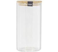 Cook Concept – Bocal haut en verre 1,2 L – Couvercle joint silicone, transparent, lave-vaisselle