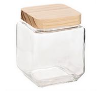 5five - bocal verre carré couvercle pin "pin" 1,25l