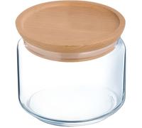 Bocal en verre couvercle bois 0,5 L - Pure Jar Wood - Luminarc
