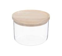 5five – Bocal en verre Hermet 0,65 L – Couvercle caoutchouc hermétique – Beige D 20 x H 20 cm