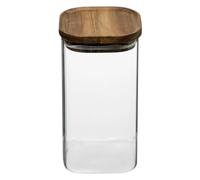 Bocal en Verre "Hermet" 1,3L Transparent & Marron