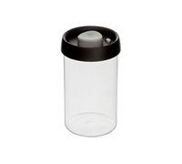 - Bocal en Verre "Hermet" 1L Transparent & Noir
