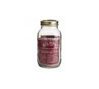 Bocal en verre pour conserves couvercle vis - Kilner 1 L - Verre100 cl