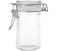 Bocal en verre transparent avec joint blanc - PETIT BOCAL VERRE JOINT BLANC 6.5CL X12