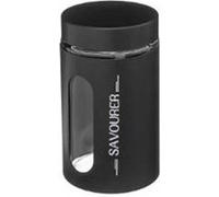 5five - bocal verre et métal ""ublo"" 0,9l noir